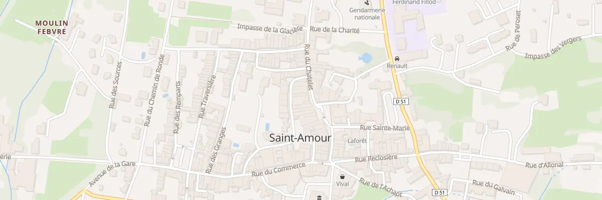 Plan du 5 Rue du Chatelet à Saint-Amour