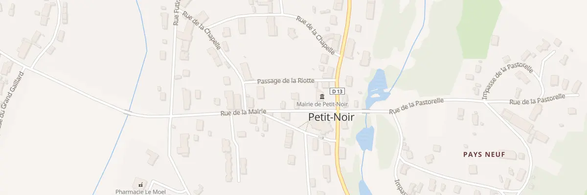 Plan du 3 Pas de la Riotte à Petit-Noir