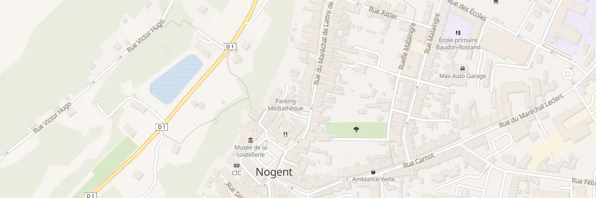 Plan du 21 Rue du Mal de L de Tassigny à Nogent