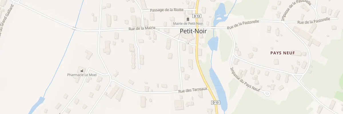 Plan du 2 Rue de l’Eglise à Petit-Noir