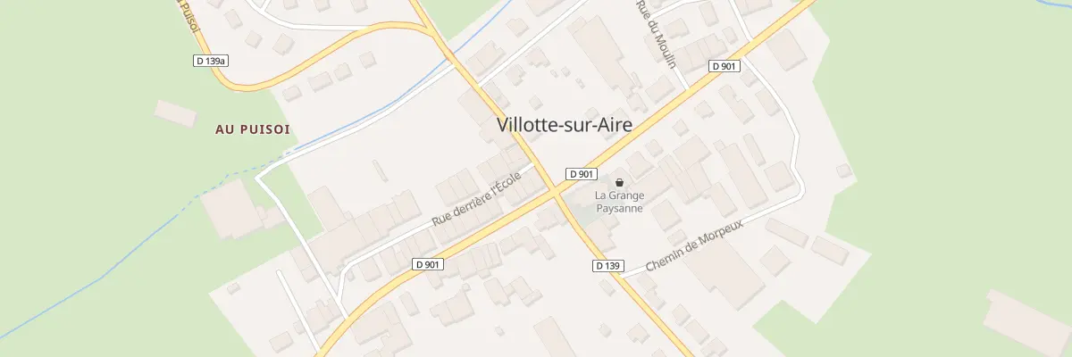 Plan du 33 Rue du Mont à Villotte-sur-Aire