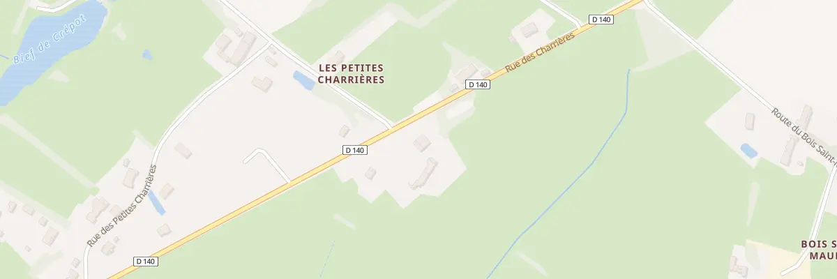 Plan du 1516 Ham des Charrières au Fay