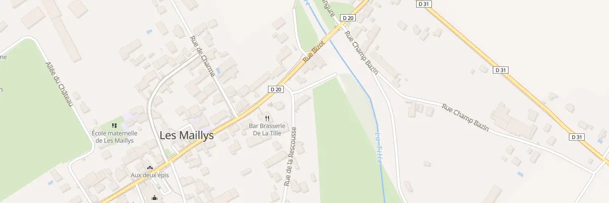 Plan du 2 Rue de la Rescousse aux Maillys
