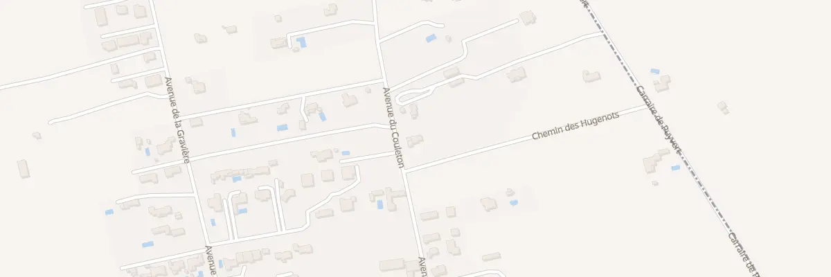 Plan du 6390F Av du Couleton à Puyvert