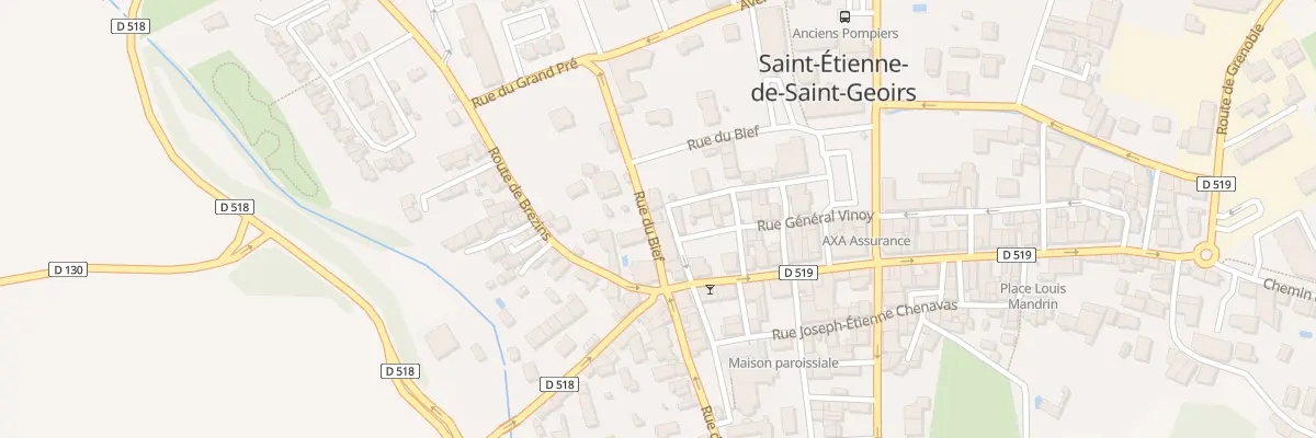 Plan du 8 Rue du Bief à Saint-Étienne-de-Saint-Geoirs