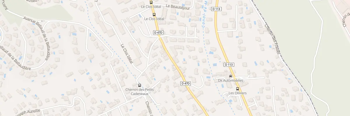 Plan du 76B Vieille Route La Gavotte aux Pennes-Mirabeau