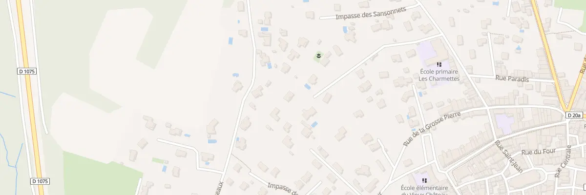 Plan du 252 Rue du Verger Brison à Lagnieu