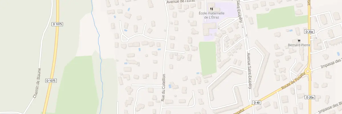 Plan du 787 Rue du Coteillon à Lagnieu