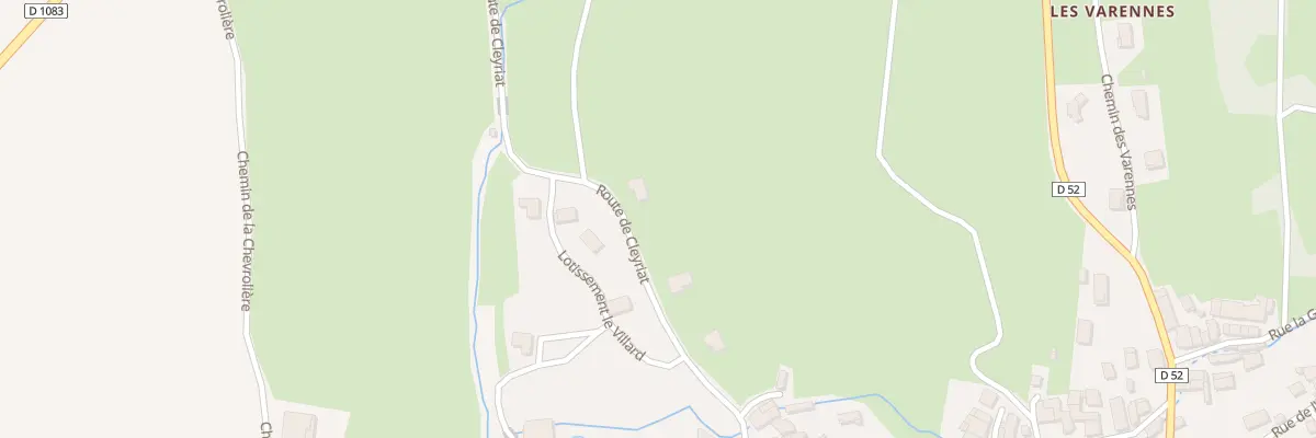 Plan du 5215 Rte de Cleyriat à Salavre