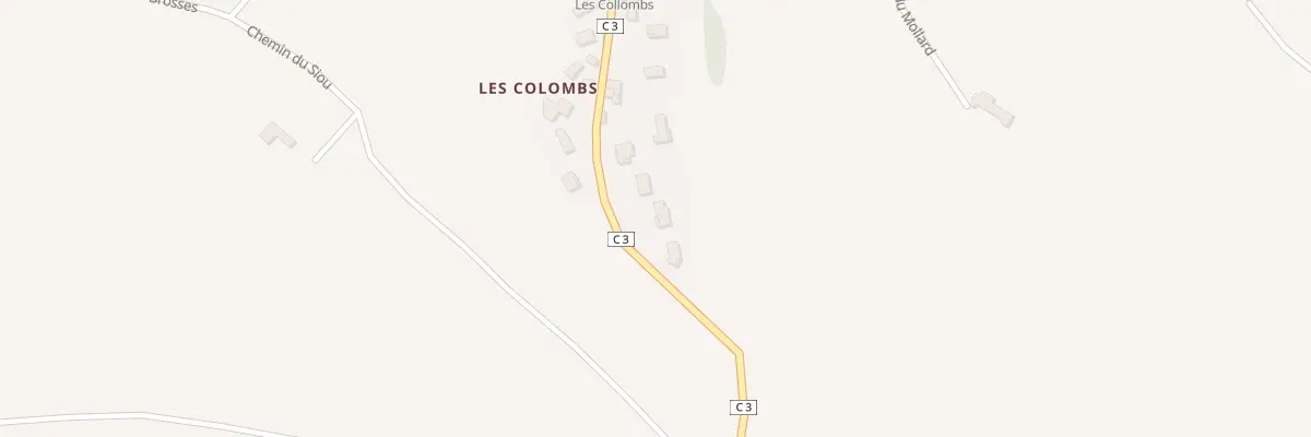 Plan du 5256 Le Colomb à Sérézin-de-la-Tour