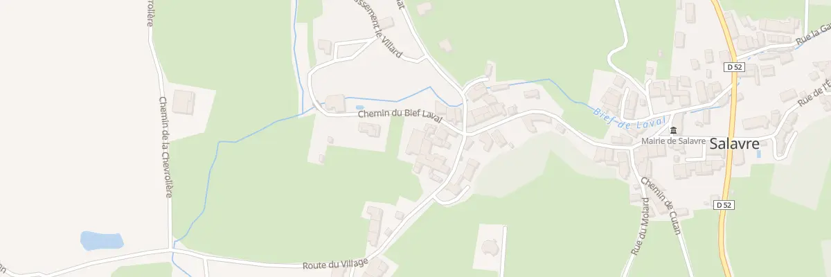 Plan du 65 Che du Bief Laval à Salavre