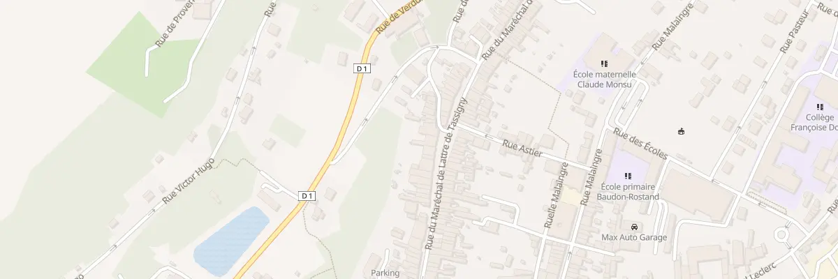 Plan du 57 Rue du Marechal de Lattre à Nogent