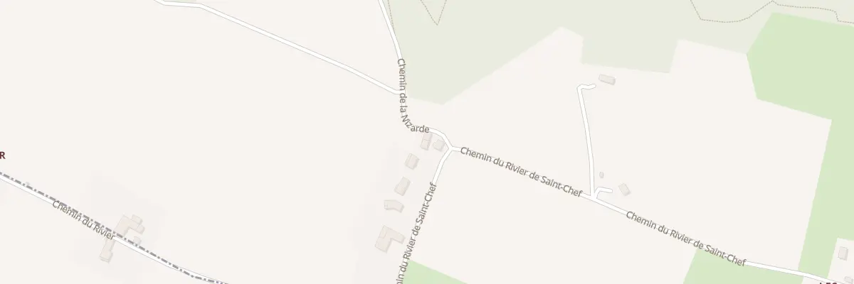 Plan du 1766 Che du Rivier de Saint Chef à Saint-Chef