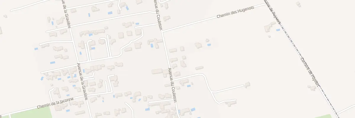 Plan du 6375F Av du Couleton à Puyvert