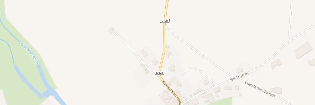 Plan du 2 Che des Lomes à Cusey