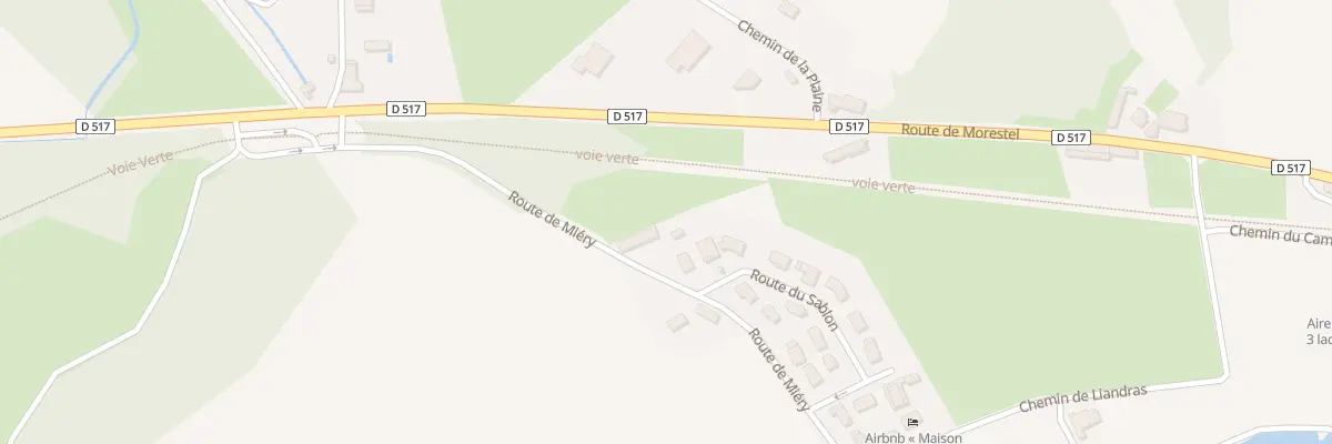 Plan du 267 La Plaine à Trept