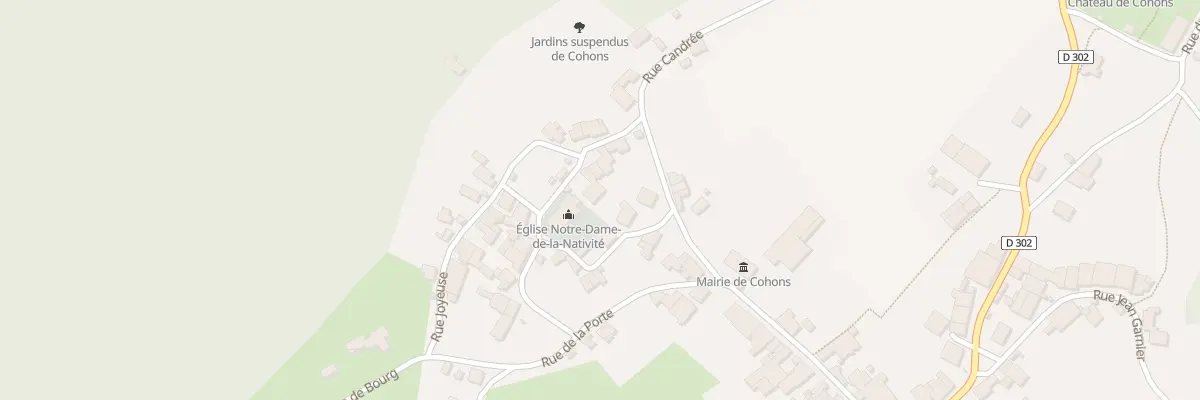 Plan du 2 Rue du Mont à Cohons