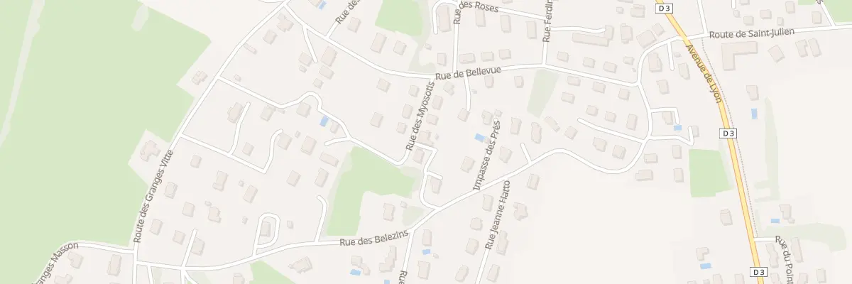 Plan du 5 Rue des Myosotis à Saint-Amour