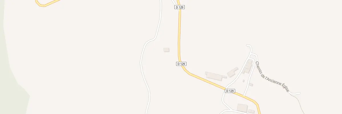 Plan du 1375 Rte du Col de Toutes Aures à Brion