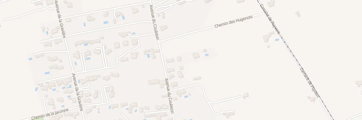 Plan du 16T Av du Couleton à Puyvert