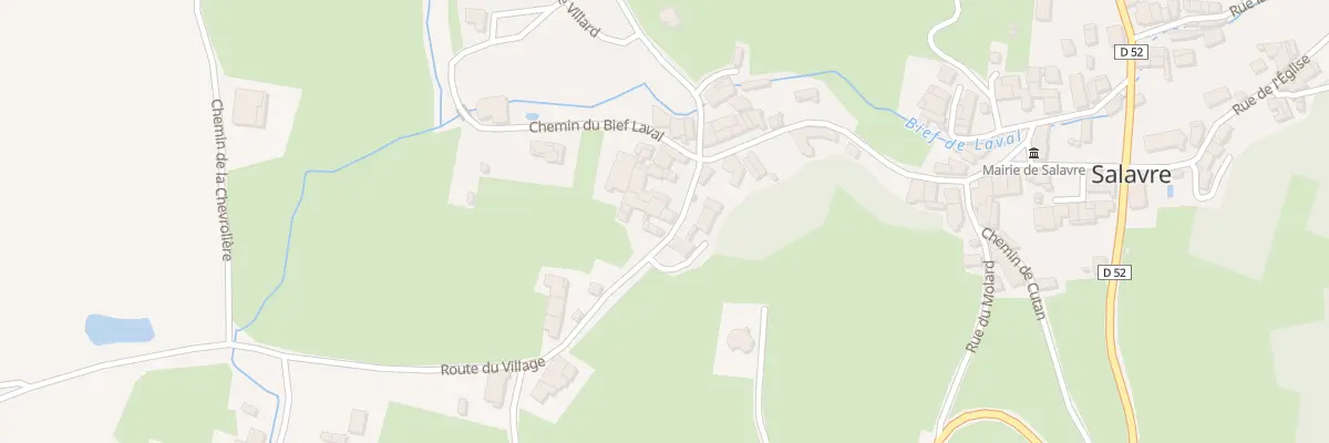 Plan du 252 Rte du Village à Salavre