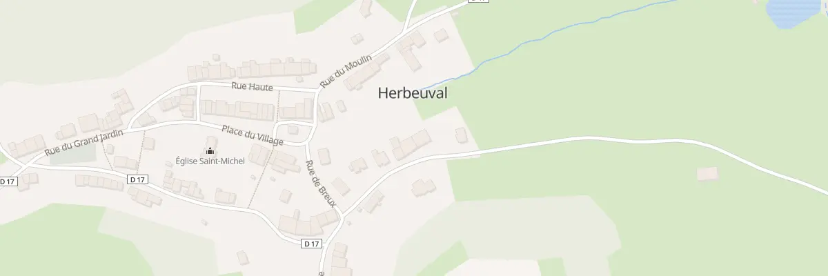 Plan du 7 Rue de Breux à Herbeuval