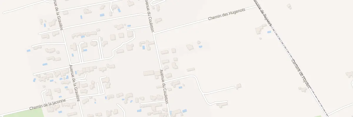 Plan du 12B Av du Couleton à Puyvert