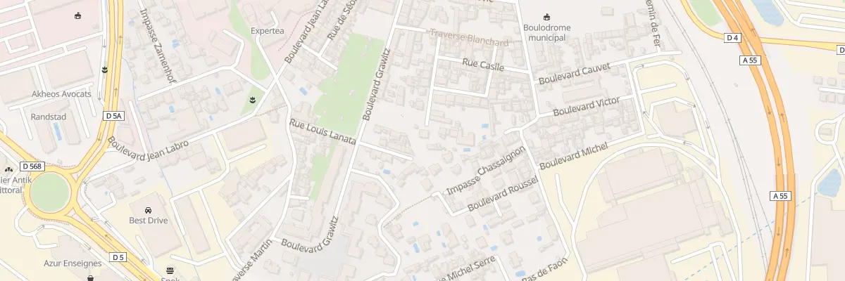 Plan du 27C Bd du Plateau à Marseille 16e Arrondissement
