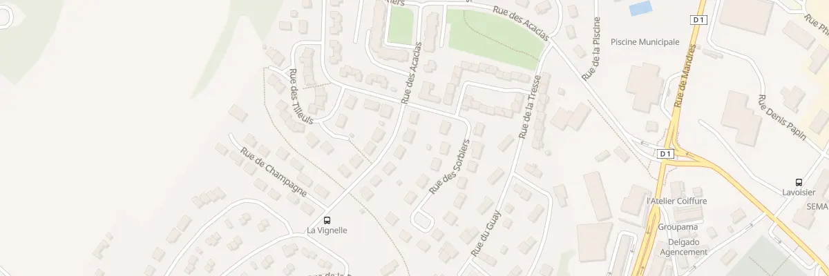 Plan du 10 Rue des Acacias à Nogent