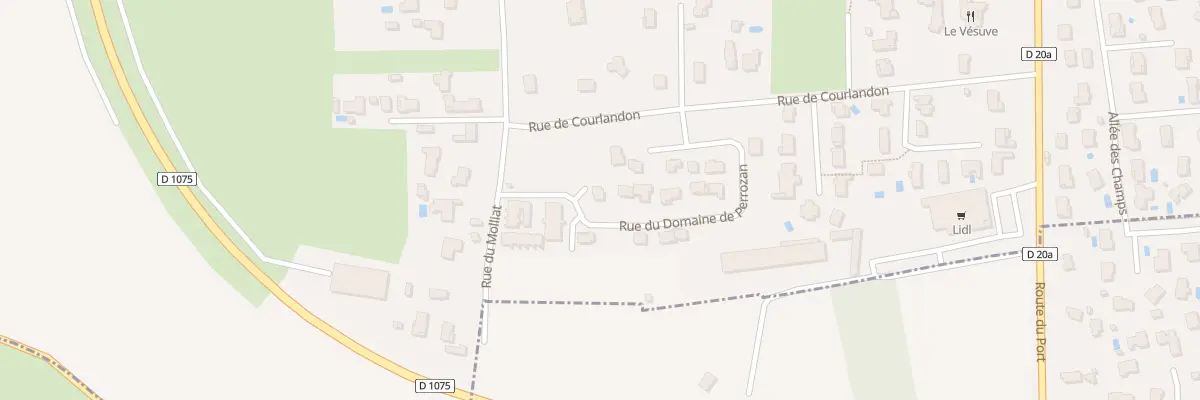 Plan du 59 Rue du Domaine de Perrozan à Lagnieu