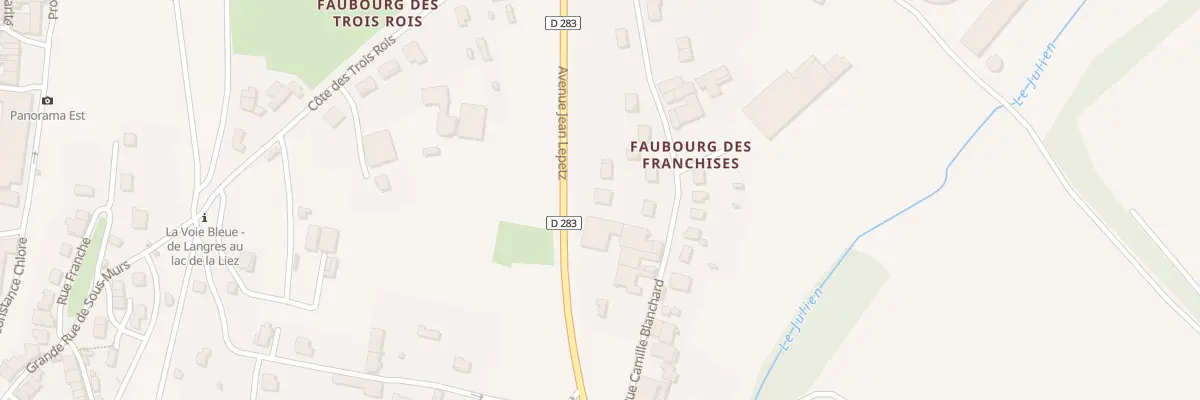 Plan du 205 Rue Camille Blanchard à Langres