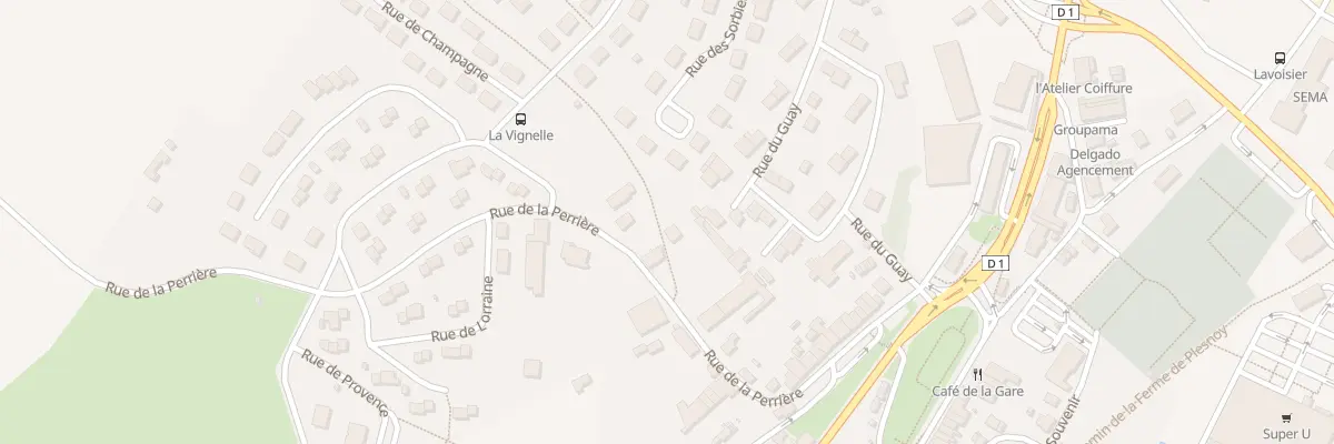 Plan du 40 Rue de la Perriere à Nogent