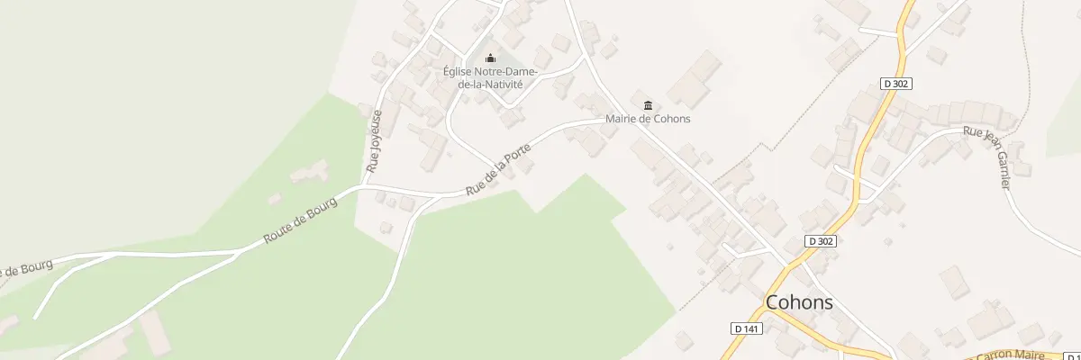 Plan du 7 Rue de la Porte à Cohons