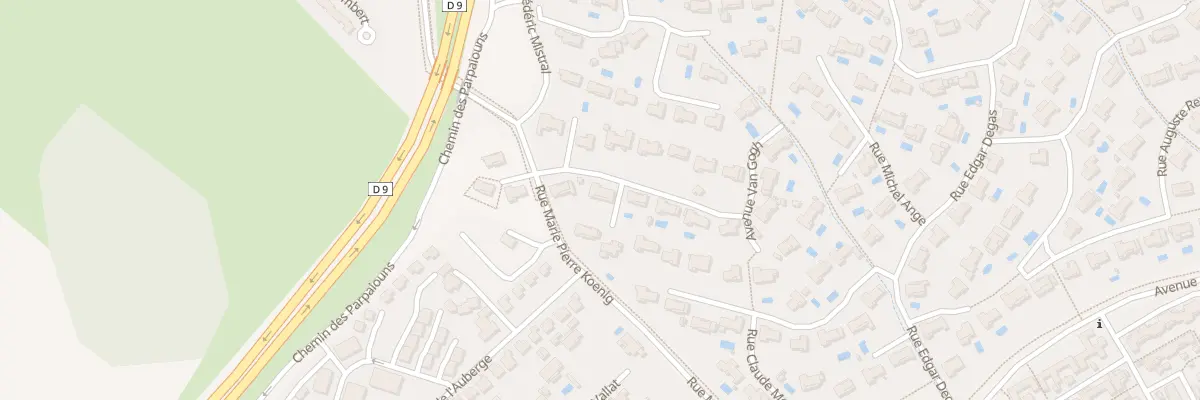Plan du 8 Rue Van Gogh à Cabriès