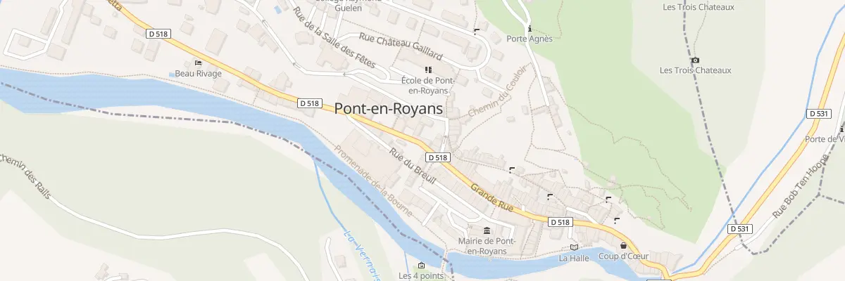 Plan du 6 Rue Gambetta à Pont-en-Royans