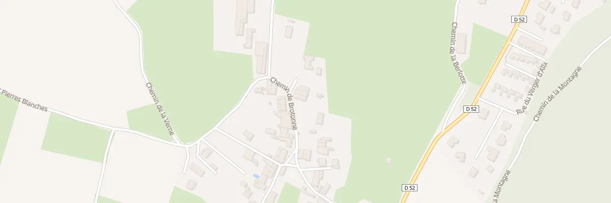Plan du 82 Imp de Brotonne à Meillonnas
