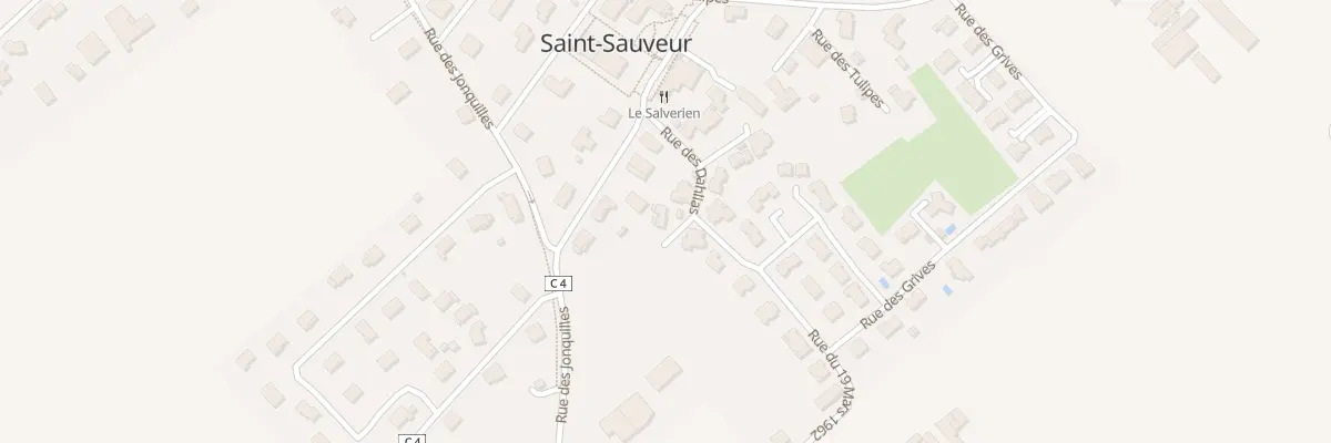 Plan du 16 Rue des Dahlias à Saint-Sauveur