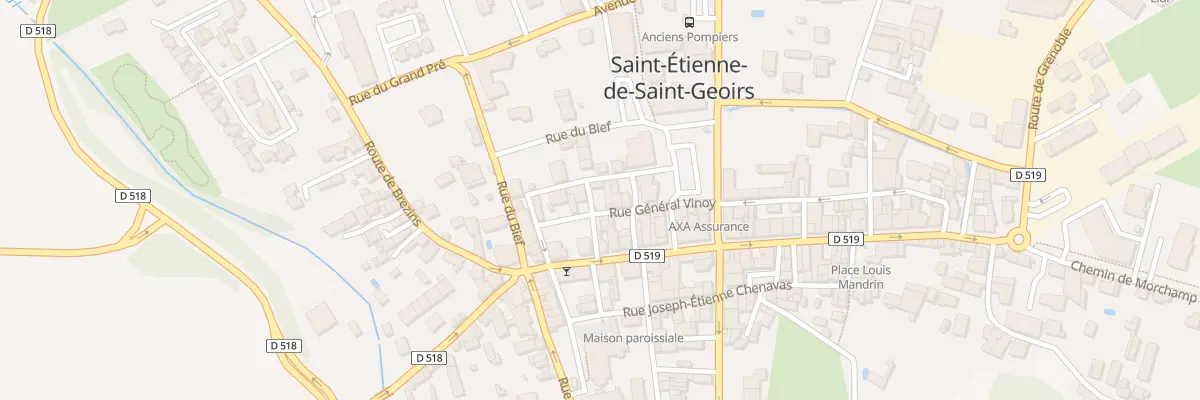 Plan du 8 Rue Hector Berlioz à Saint-Étienne-de-Saint-Geoirs