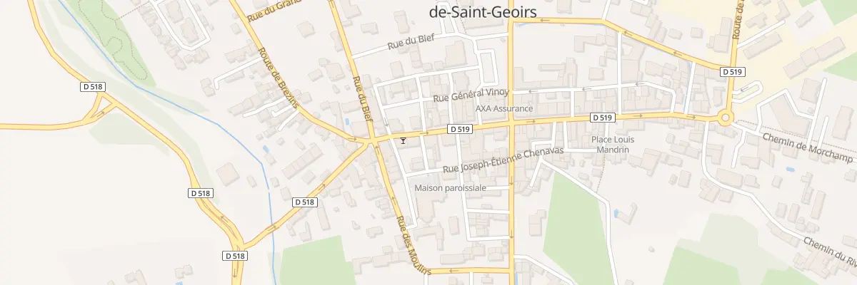 Plan du 4 Rue de l’Eglise à Saint-Étienne-de-Saint-Geoirs