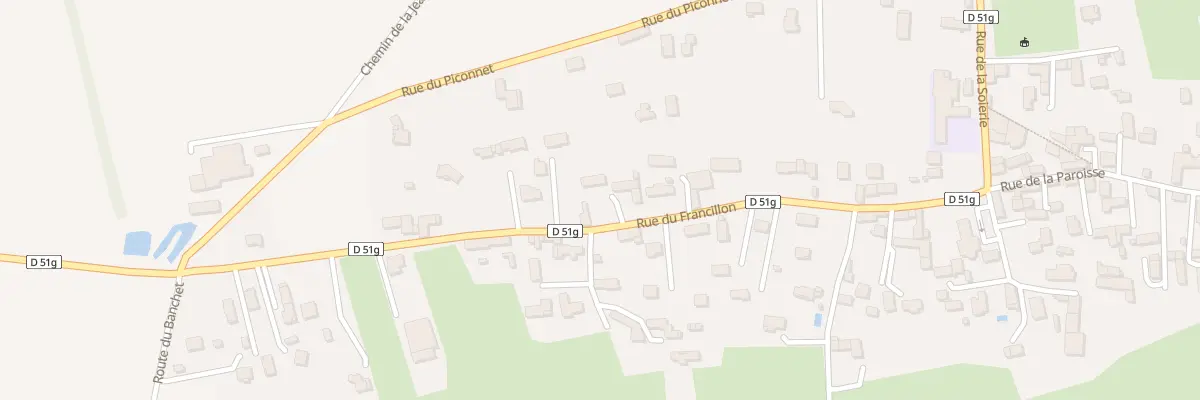 Plan du 312 Rue du Francillon à Longechenal