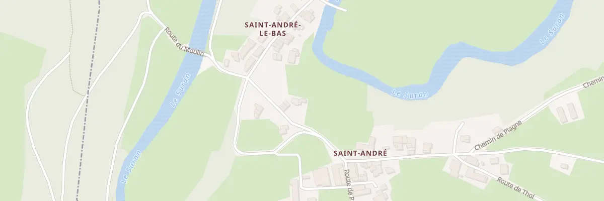 Plan du 5799 Rte de St Andre Le Bas à Neuville-sur-Ain
