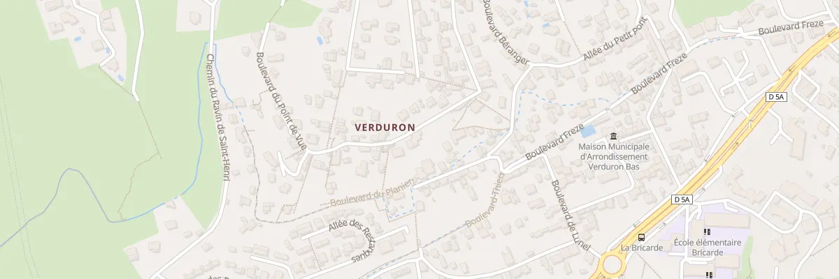 Plan du 35 Bd Point de Vue à Marseille 15e Arrondissement