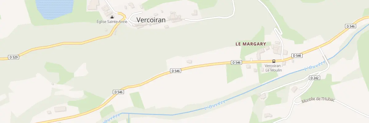 Plan du 5032 La Margary à Vercoiran