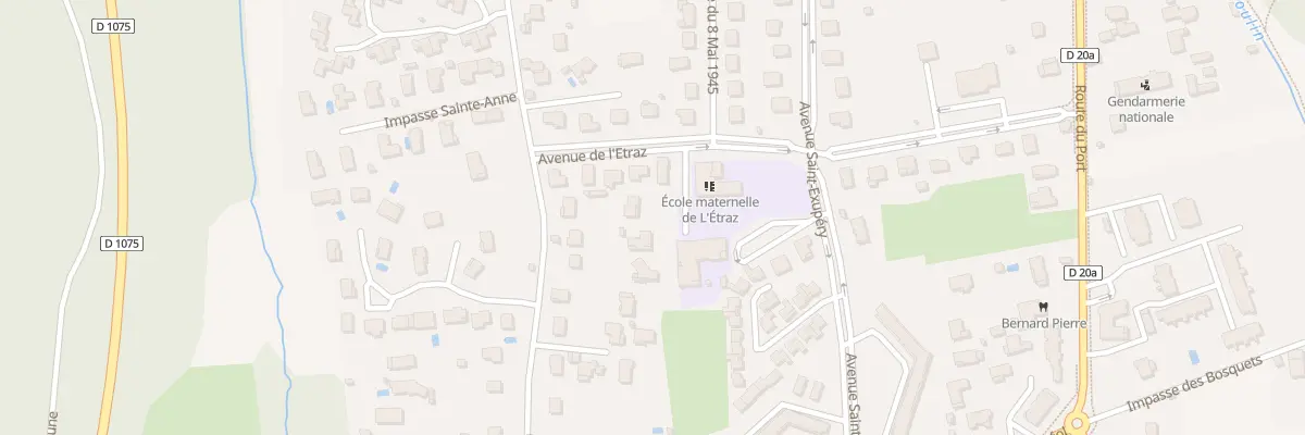Plan du 399 Av de l’Etraz à Lagnieu