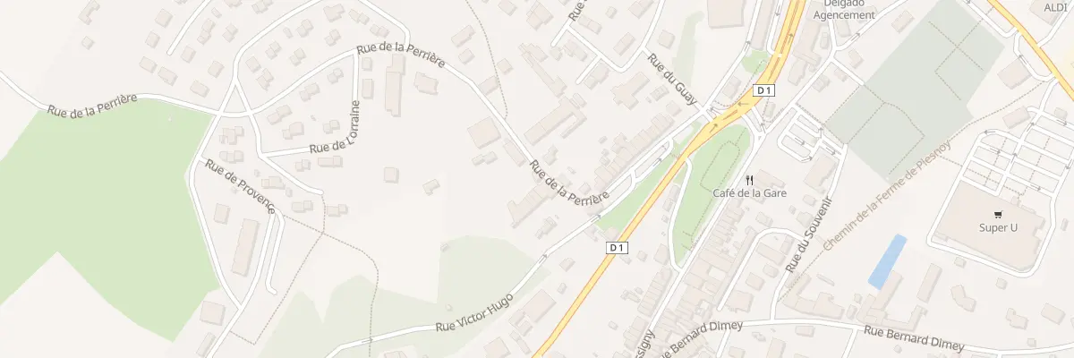 Plan du 9 Rue de la Perriere à Nogent
