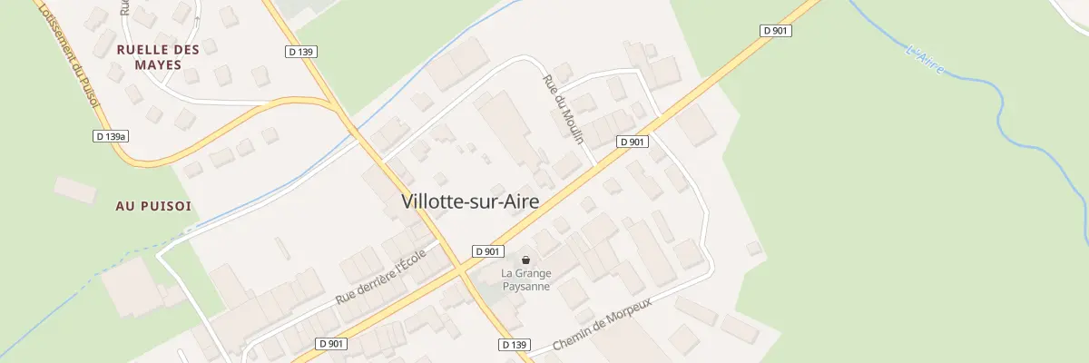Plan du 39 Rue du Mont à Villotte-sur-Aire