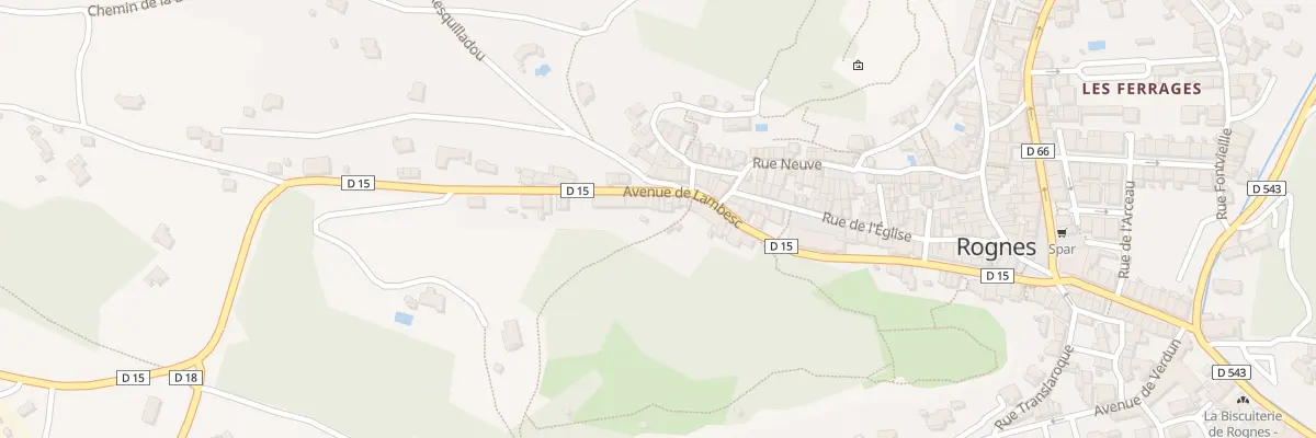 Plan du 31 Av de Lambesc à Rognes