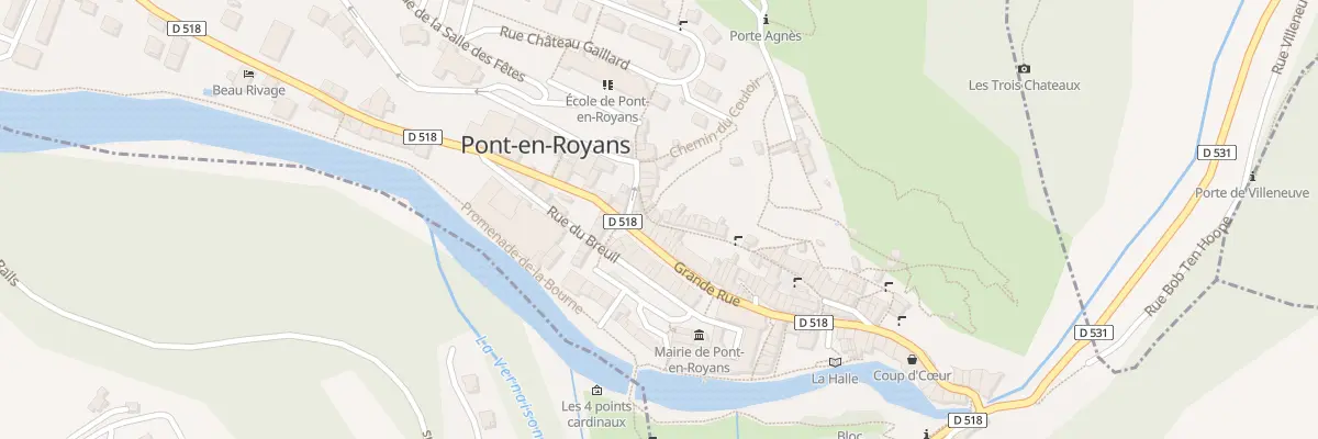 Plan du 20 Rue de l’Horloge à Pont-en-Royans