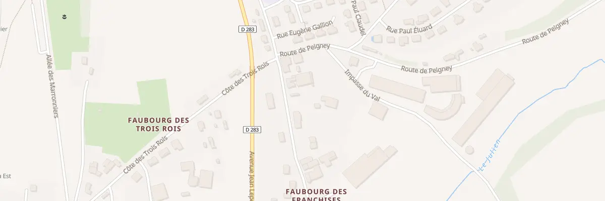 Plan du 430 Rue Camille Blanchard à Langres