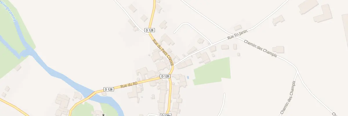 Plan du 1 Rue En Janin à Cusey